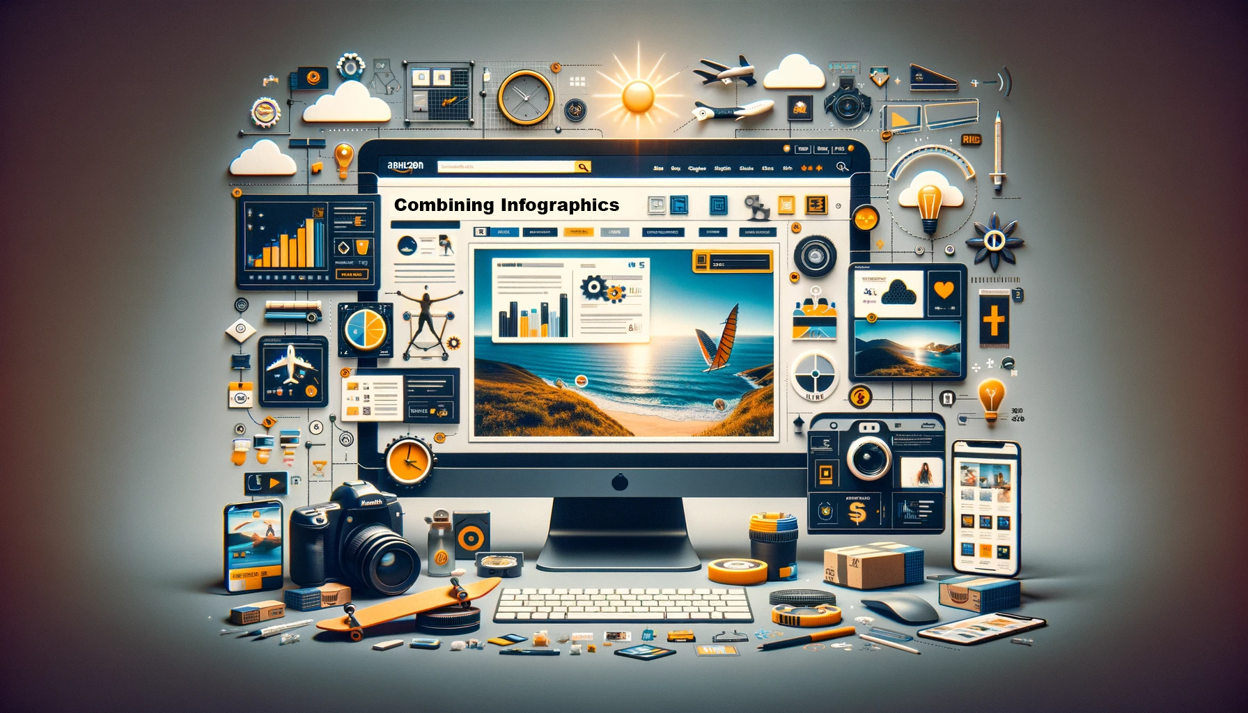 Combining Infographics and Photography
