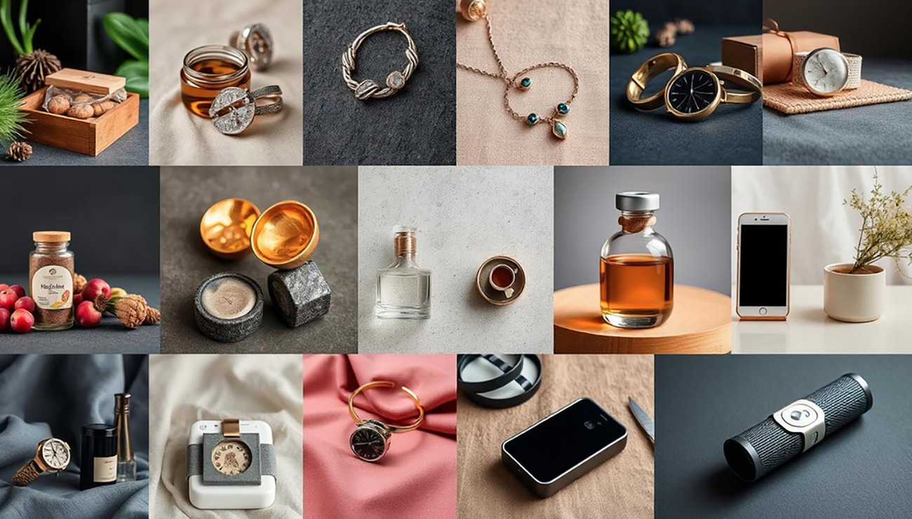 Professional product photography portfolio