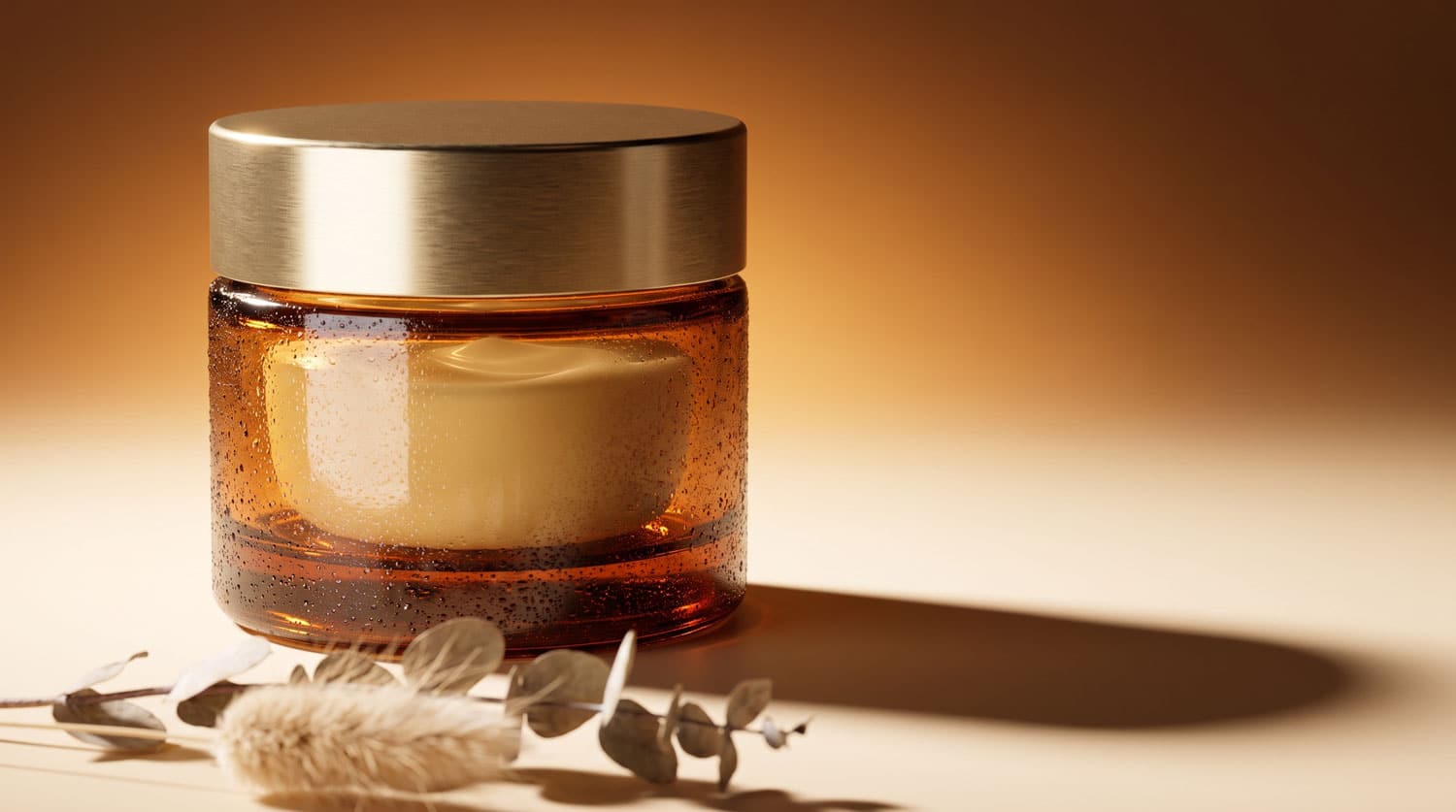 Amazon AI image rules UK: studio product photography showing a real photographed jar, not AI-generated